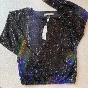 Trina Turk Sprite Dolman Top - Black -  Size XS *BNWT*